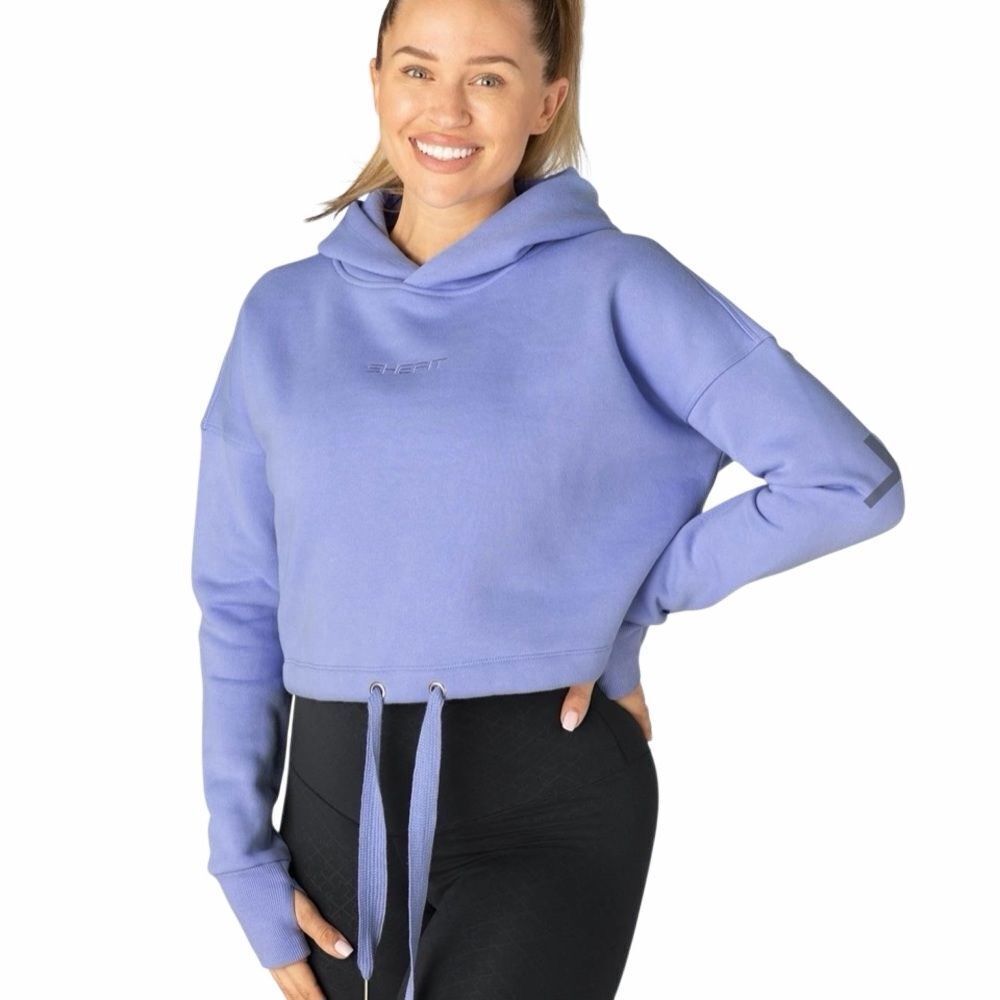 SHEFIT Periwinkle fleece comfort hoodie size xs